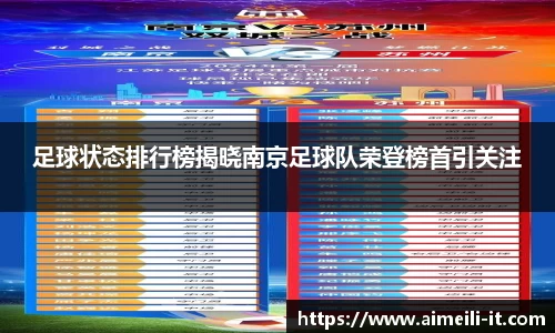 足球状态排行榜揭晓南京足球队荣登榜首引关注